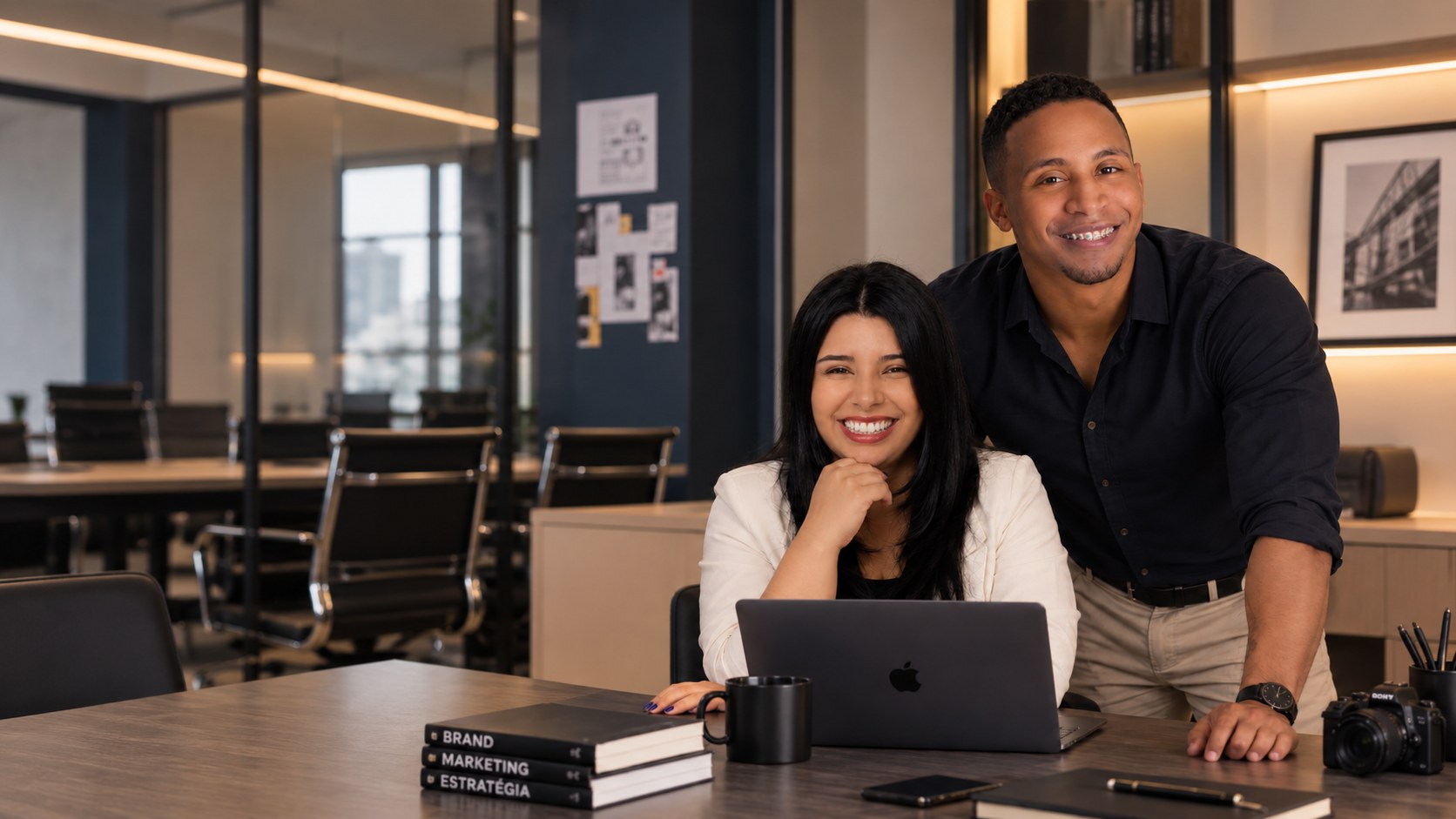 Amanda Teixeira e Keven Josef, fundadores da Fawkes